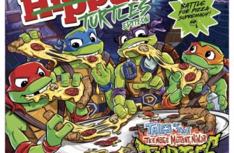 Hasbro Gaming Hungry Hungry Hippos: Teenage Mutant Ninja Turtles Edition Board Game