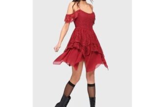 Haunted Union Dress RED