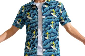 Hawaiian Shirts for Men, Short Sleeve Shirts Men, Shiteshirts, Summer Shirts, Beach Shirt Men L-4XL Slightly Small