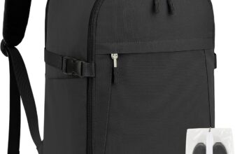Hayayu for Ryanair Cabin Bags 40x30x20 Underseat Travel Backpack Cabin Size, Carry-Ons Water Resistant Hand Luggage Bag for Men and Women, with Separate Shoe Pouch