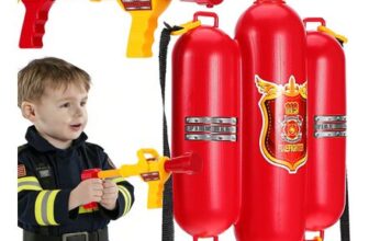 Healifty Fireman Water Extinguisher Backpack Soaker Toy with Adjustable Straps
