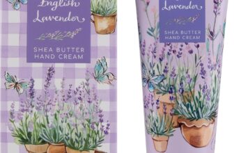 Heathcote & Ivory Hand Cream 100ml, Lavender Scented Moisturiser, Shea Butter, Essential Oil, Argan Oil, Travel Size, Vegan and Cruelty Friendly, Beauty Gift for her