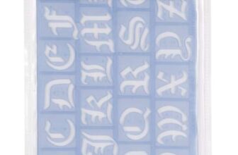 Helix 30mm 3cm Old English Letter Stencil Set
