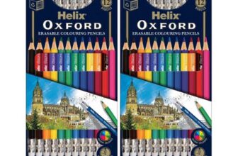 Helix Erasable Colouring Pencils (Pack of 24)