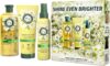 Herbal Essences Smooth & Shine Chamomile Giftset: Shampoo Conditioner Lightweight Leave-in Conditioner Spray (Hair Perfume) Detangle, Nourish, Tame Frizz, Repair, Add Shine & Lasting Scent