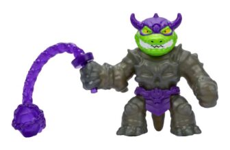 Heroes of Goo Jit Zu Stretch Strikers Deluxe Hero Pack Rock Jaw, Stretchy Action Figure with 20 Awesome Battle Sounds