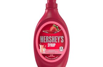 Hersheys Delicious Strawberry Flavoured Syrup 623g