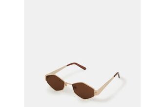 Hexagonal Metal Sunglasses