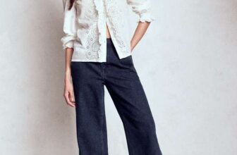 High Rise Clean Wide Jeans Dark Vintage