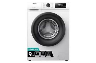 Hisense 1 Series WF1Q9041BW 9kg 1400 Spin, Steam Washing Machine