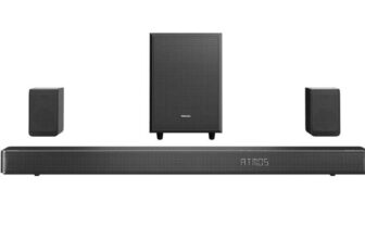 Hisense AX5125H 5.1.2 Channel 500W Dolby Atmos Soundbar with Wireless Subwoofer& Up Firing Speakers& Turly Wireless Rear Speakers