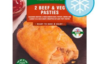 Hollands 2 Beef & Veg Pasties 280g