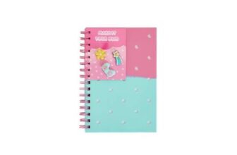 Home Pink Charm A5 80 Page Ruled Notebook