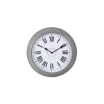 Home Stationary Wall Clock – Grey