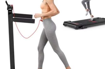 Home Treadmill Walking Jogging Pad Treadmill with Folding Handrail with code at Bigzzia Fitness Store