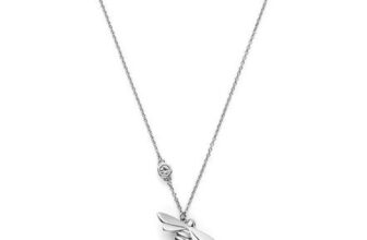 Honey Bee Silver Tone Necklace