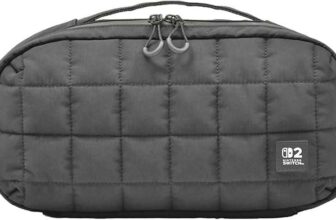 Hori Puff Pouch Carrying Pouch for Nintendo Switch 2 – Officially Licensed by Nintendo