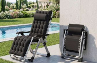Huacan Recliner Foldable Garden Chair, 1 piece