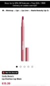 Huda beauty Lip Contour Lip Stain