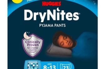 Huggies Drynites Pyjama Pants Age 8-13 Boy Mega