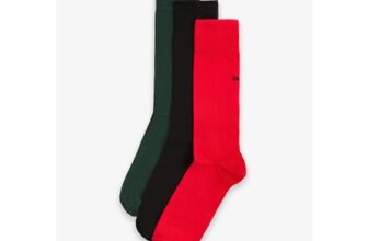 Hugo Online Only 3 Pack Logo Cotton Rich Socks