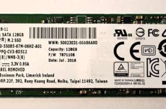 Hynix 3.3V 6Gbps M.2 SATA 128GB SSD Solid State Drive – Preowned – Sold by Specola