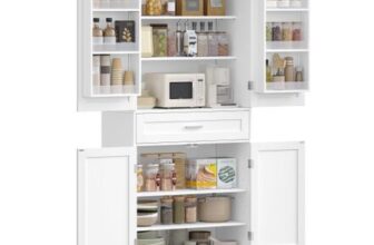 Hzuaneri Kitchen Pantry Cupboard