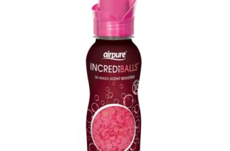 INCREDiBALLS in-Wash Scent Booster by Airpure,Add to Laundry for Long-Lasting Fresh Scent to Household Fabrics 128g 10 Washes £1.27 Max S&S
