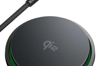 INIU Magnetic Wireless Charger, Qi2 Certified 15W Fast Mag-Safe Charging Pad with Cooling Fan & LED Light for Apple (No Adapter) at checkout