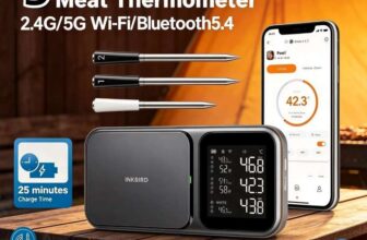 INKBIRD INT-33-BW 198m/650ft Wireless Thermometer for BBQ Grill Oven Smoker, 3 Multi-sensor Probes With Code Sold by INKBIRDGB
