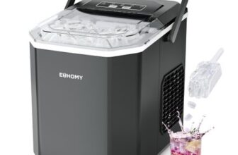 Ice Maker, 9 Cube in 6 Min, Bullet Ice Maker,