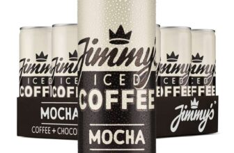 Iced Mocha by Jimmys Iced Coffee Chocolate Coffee Flavour Multipack of 12 x 250ml SlimCans