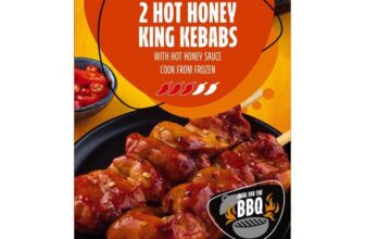 Iceland 2 Hot Honey King Kebabs 500g