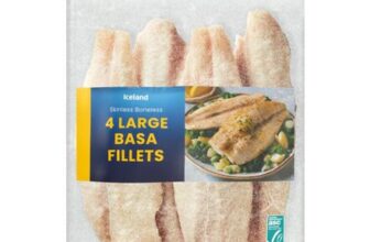 Iceland 4 Large Basa Fillets 600g
