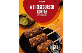 Iceland 6 Cheeseburger Koftas 300g
