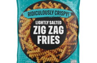 Iceland Lightly Salted Zig Zag Fries 900g (Online)