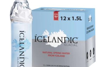 Icelandic Glacial Premium Still Water 1.5L Recycled PET Bottles x 12 Per Pack
