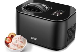 Iceman by Chefman Ice Cream Maker, Built-in Compressor, No Pre-Freezing