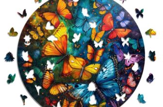 Iconic Puzzles – Magic Butterflies size M, 350 Pieces