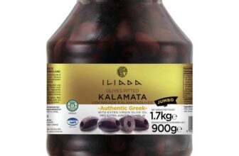 Iliada Kalamata Pitted Olives, 1.7kg