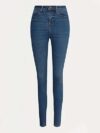 Indigo Wash Skinny High Waisted Jeans – Sizes 8-24 – Free C&C