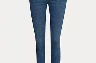 Indigo Wash Skinny High Waisted Jeans – Sizes 8-24 – Free C&C