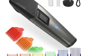 IndoTeam Beard Trimmer for Men, Cordless, Nose Trimmer, 90-Min Runtime