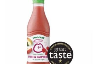Innocent Pure Apple & Raspberry Juice 900ml
