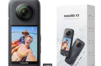 Insta360 X3 Waterproof Camera – 5.7K 360, 72MP Photos, AI Editing, Streaming, 64GB Card sold & FB Camera Centre UK