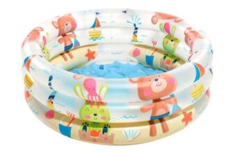 Intex Dino 3-Ring Pool for Ages 12-36 Months