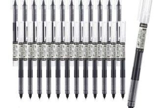 Invalidism 24pcs Gel Rollerball Pens, 0.5mm, Retractable, Black Ink
