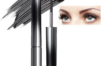 Iron Wand Mascara, Metal Wand Black Mascara, 3D Curling and Length Eyelash Iron, False Lash Effect,Smudge-Proof, Thick,Long Lasting, No Flaking, No Clumping