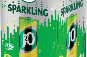 J2O Sparkling Apple & Mango 250ml Can (Pack of 4)