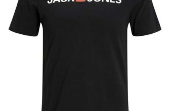 JACK & JONES Mens Logo Tee Ss Crew Neck T-Shirt – Large